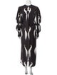 THE LULO PROJECT Printed Long Dress