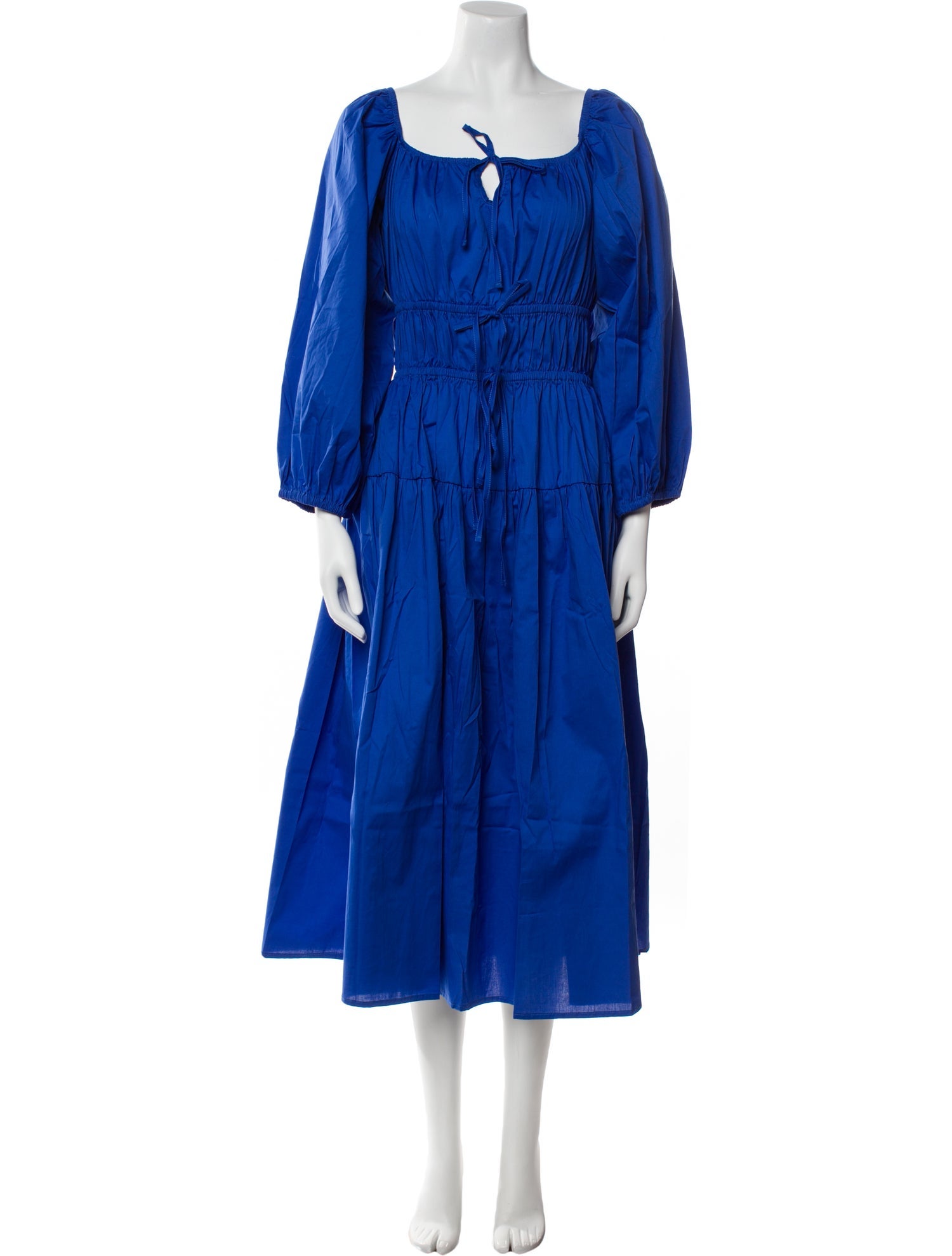 THE LULO PROJECT Square Neckline Long Dress