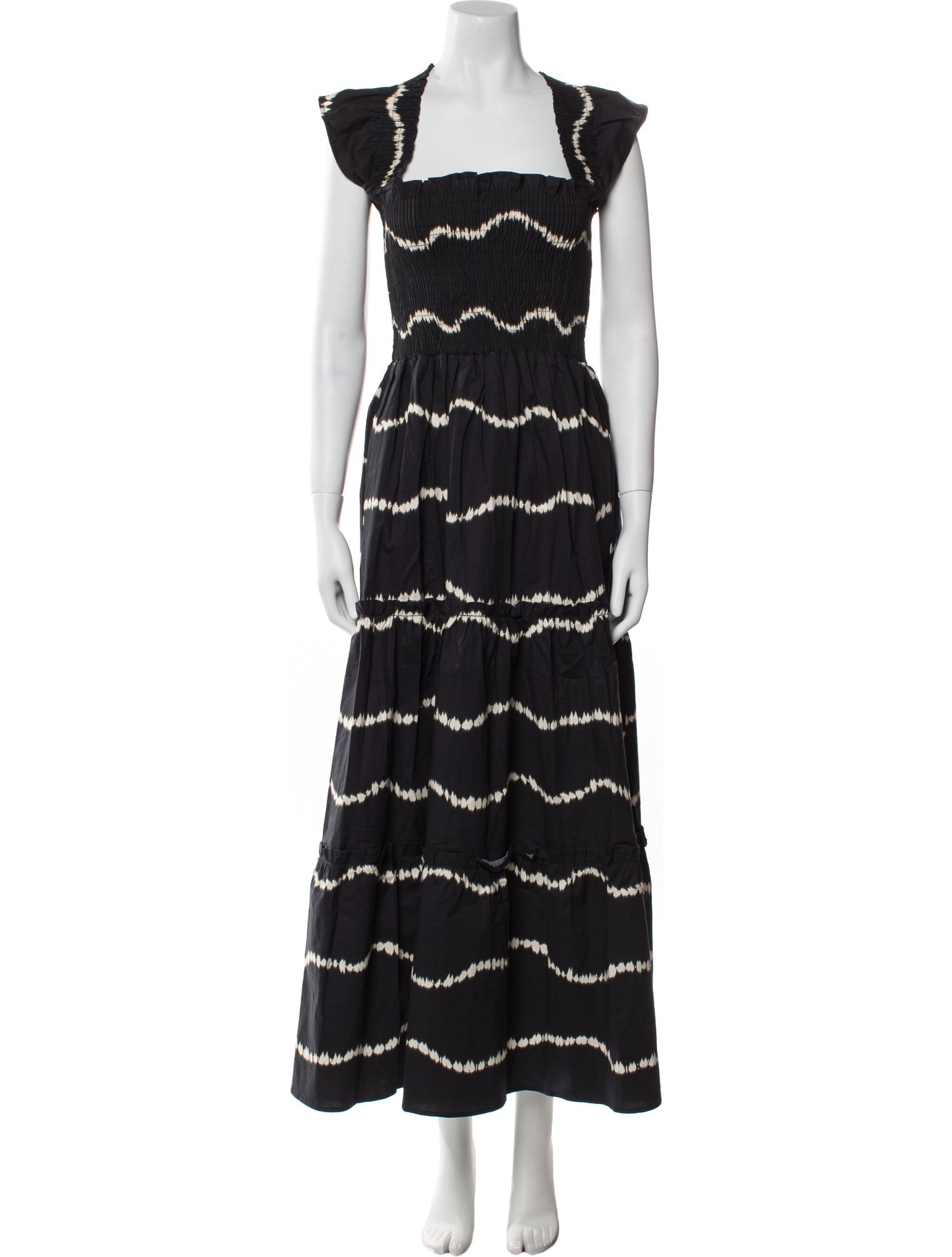 THE LULO PROJECT Printed Long Dress