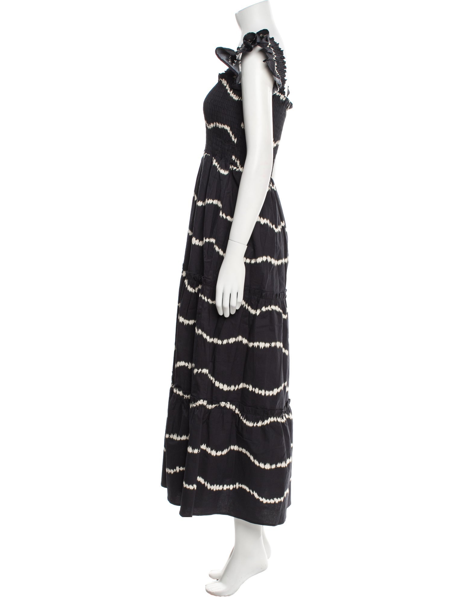THE LULO PROJECT Printed Long Dress