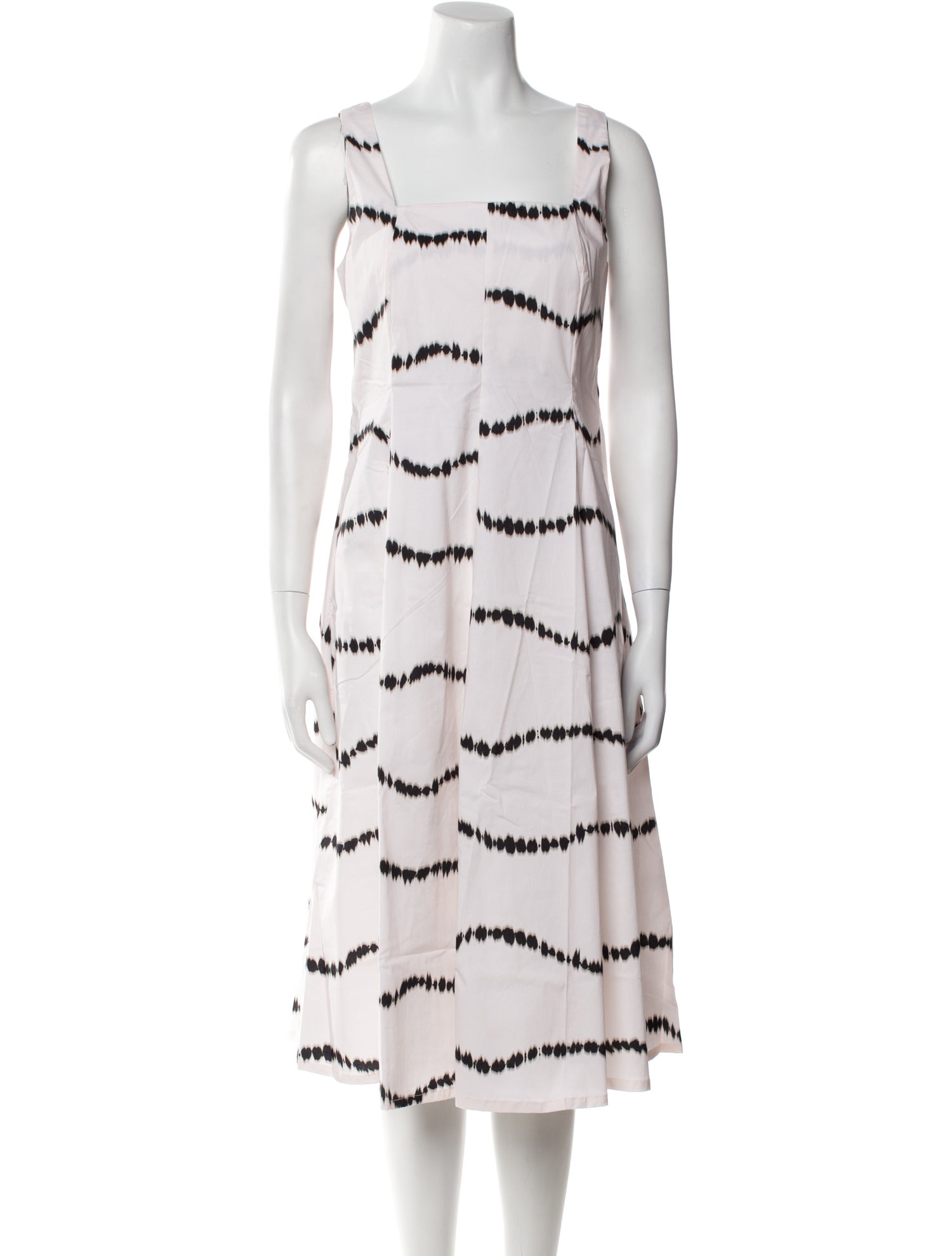 THE LULO PROJECT Printed Midi Length Dress