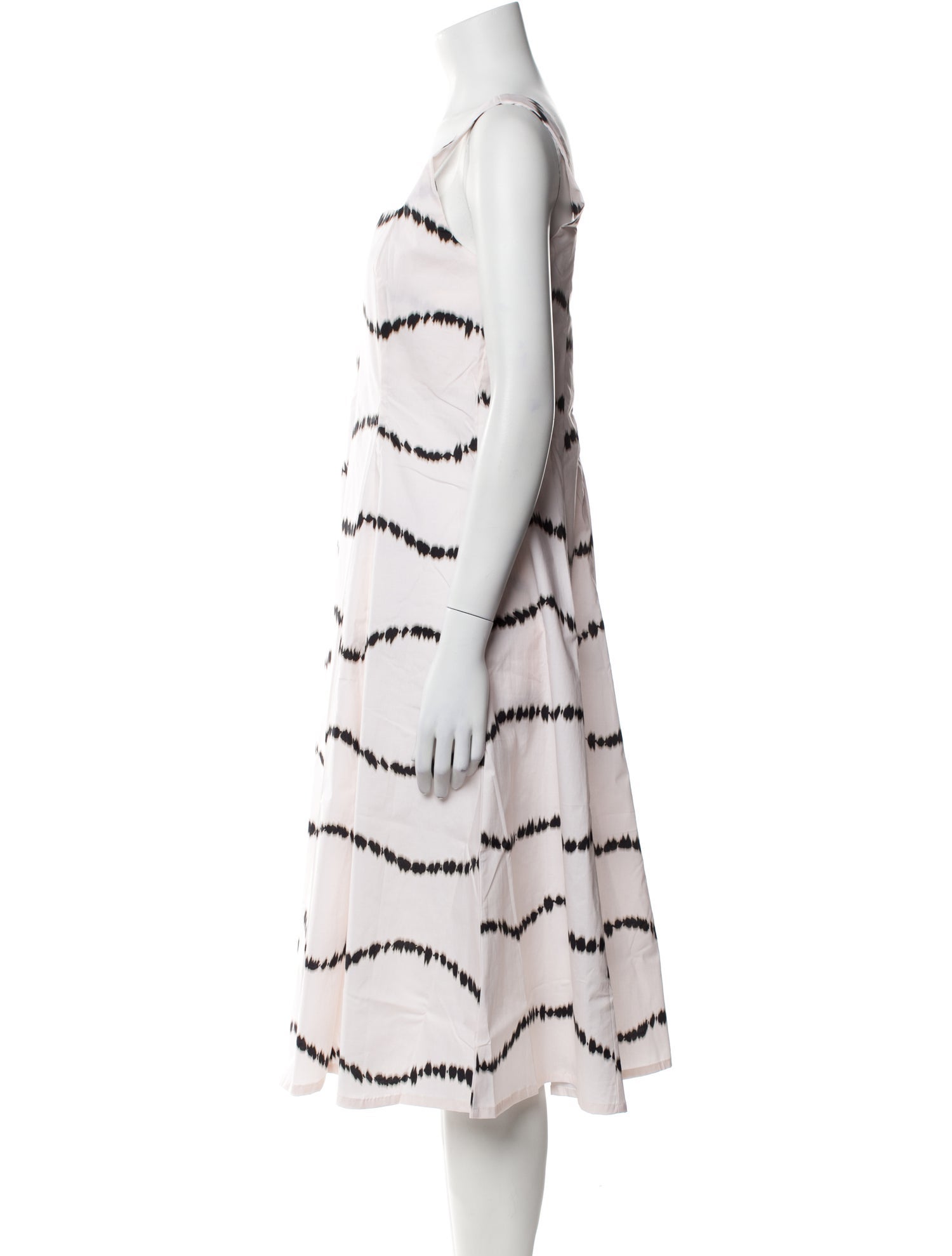 THE LULO PROJECT Printed Midi Length Dress