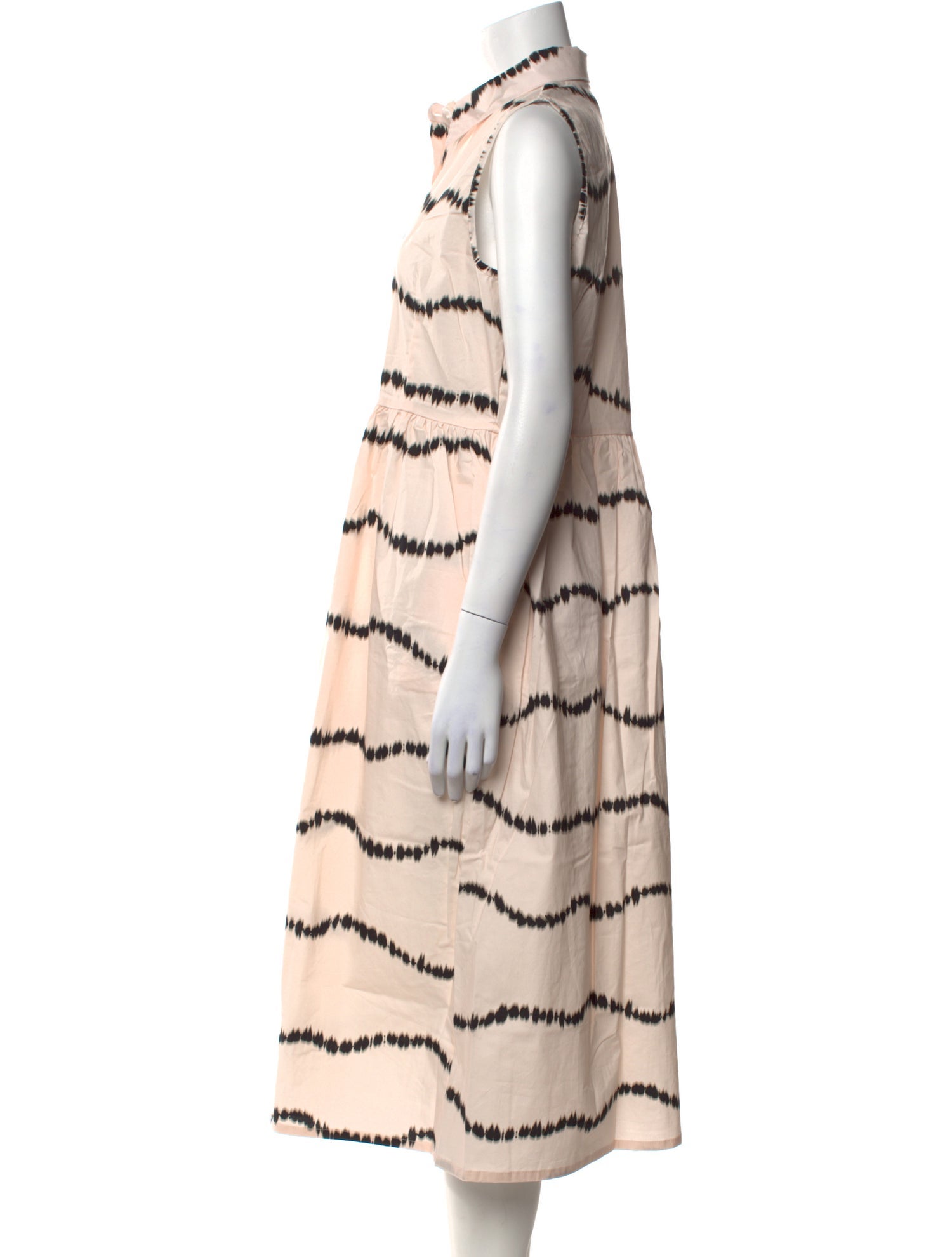 THE LULO PROJECT Printed Midi Length Dress
