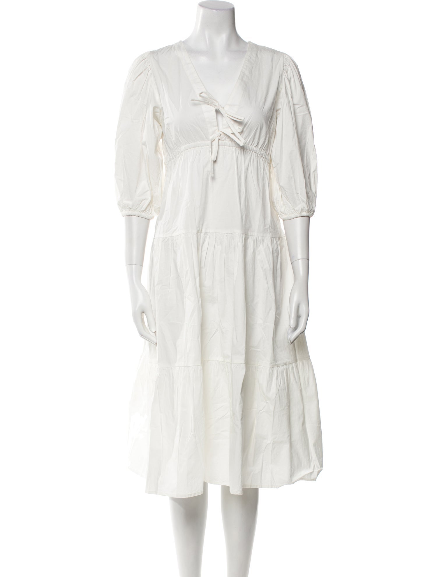 THE LULO PROJECT V-Neck Long Dress