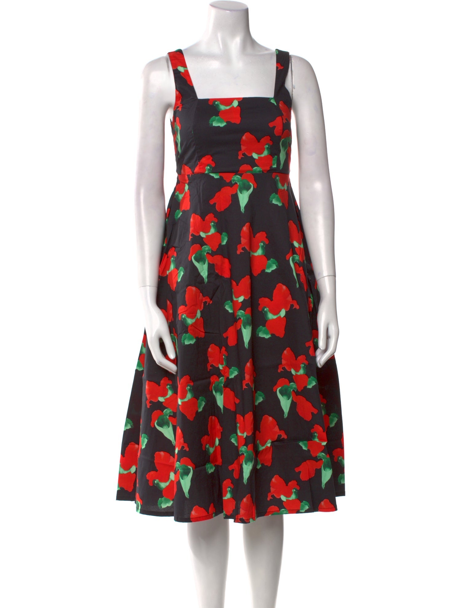 THE LULO PROJECT Floral Print Long Dress