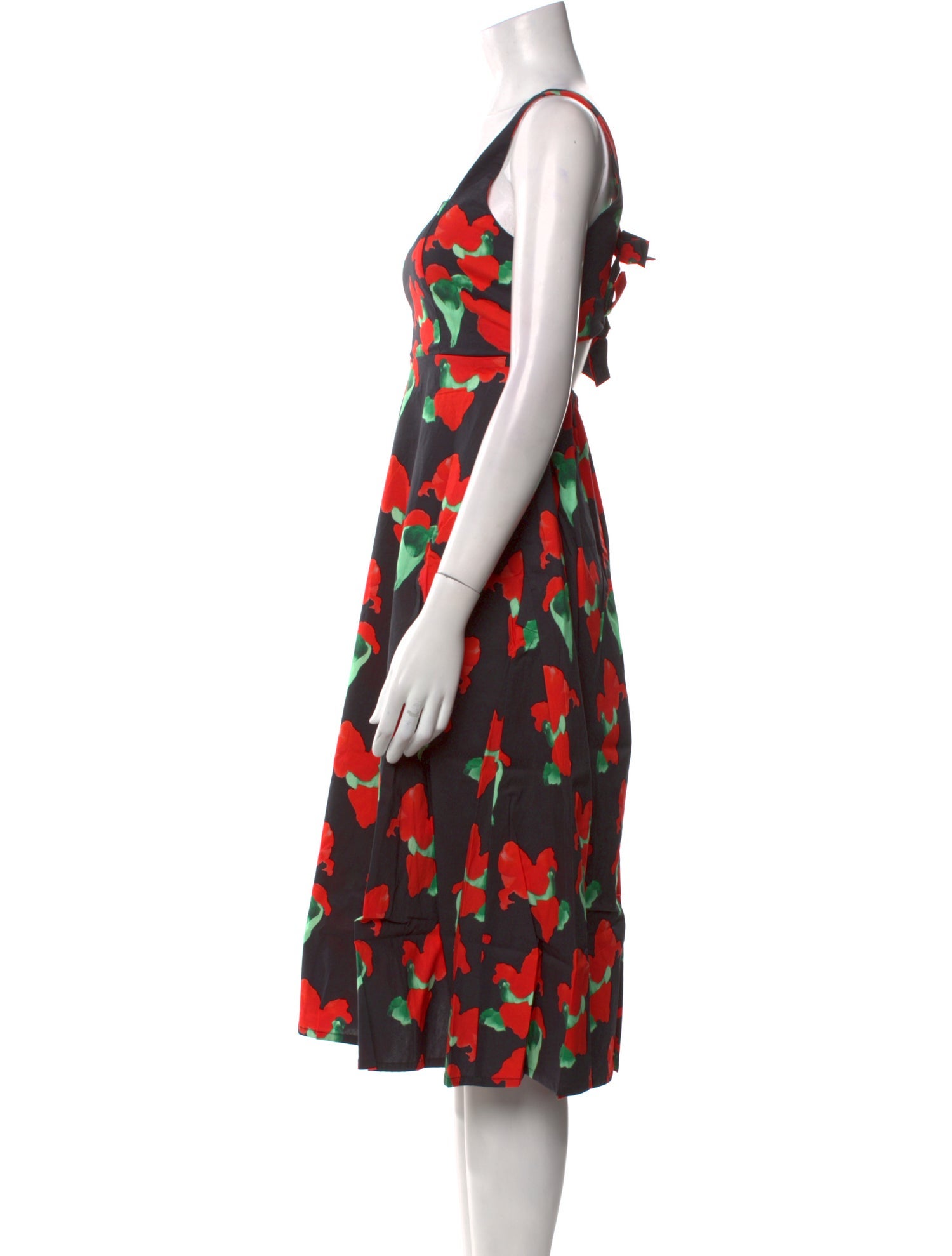 THE LULO PROJECT Floral Print Long Dress