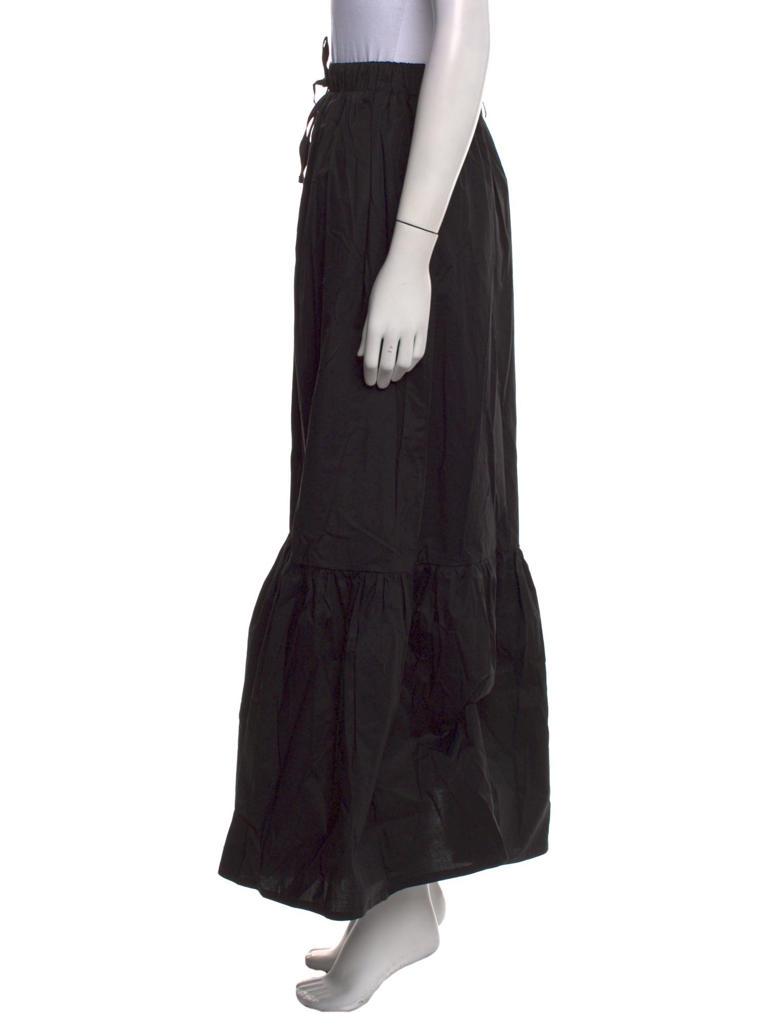 THE LULO PROJECT Ruffle Embellishment Long Skirt