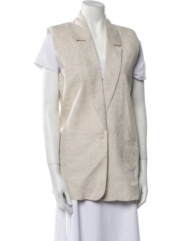 the femm Jackets Linen Vest XS