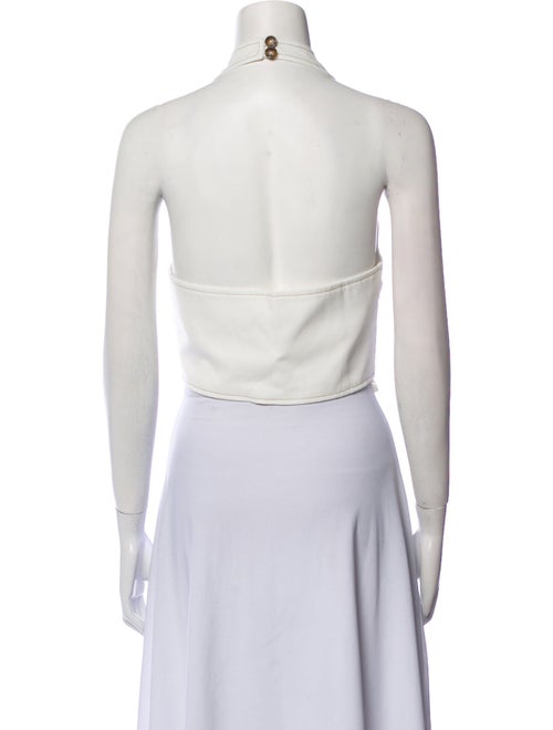 the femm V-Neck Sleeveless Crop Top