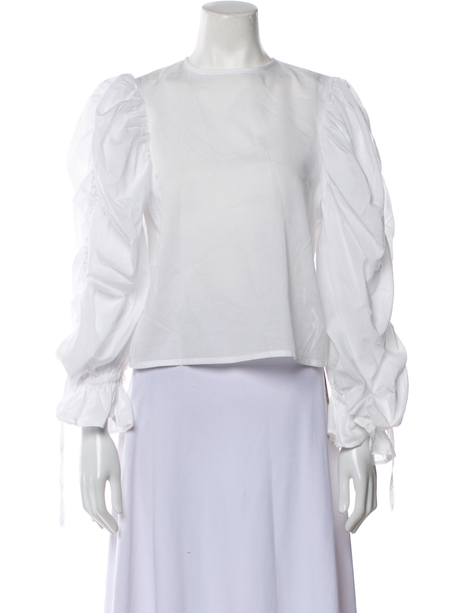 the femm Scoop Neck Three-Quarter Sleeve Blouse