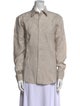 the femm Linen Long Sleeve Button-Up Top