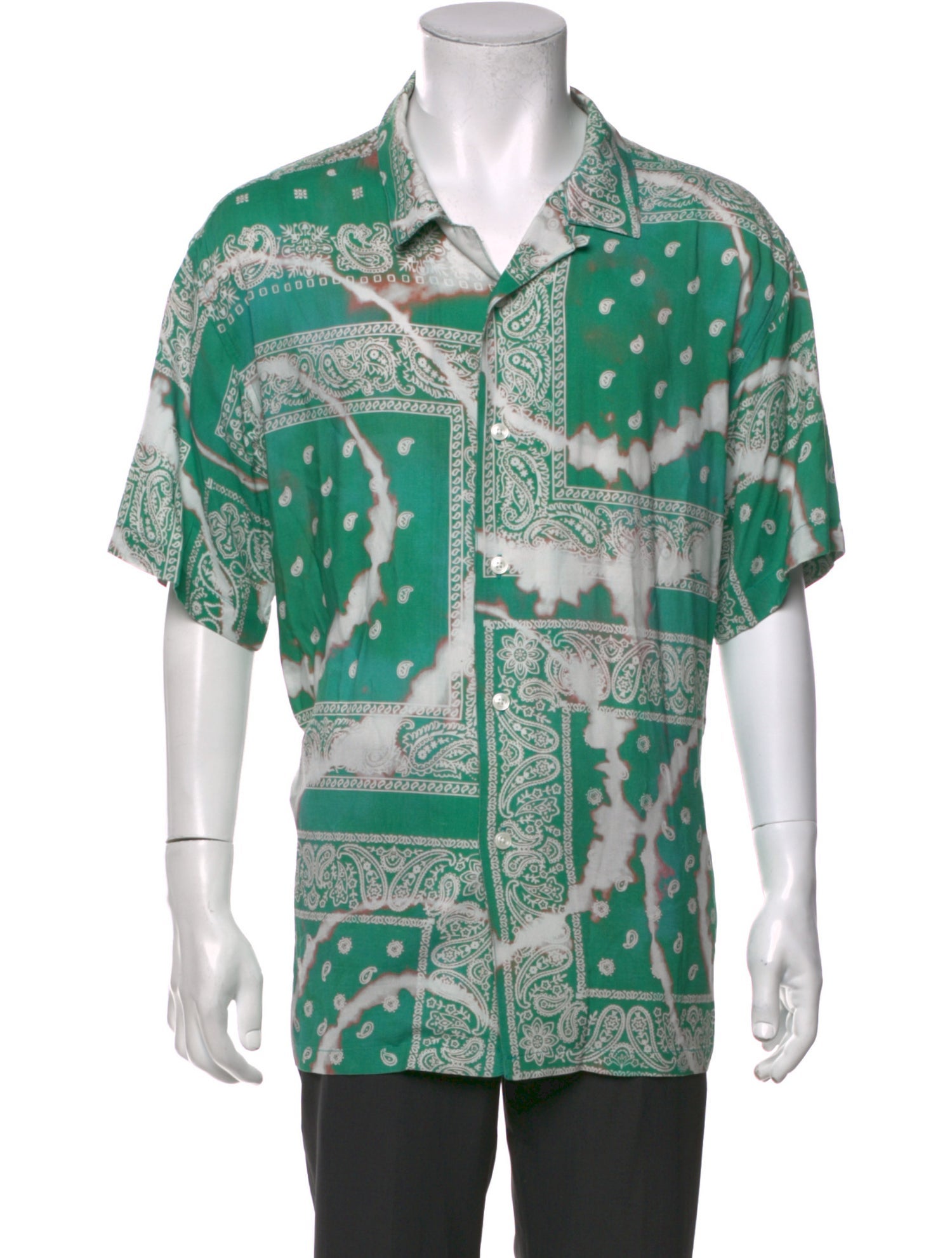 thisisneverthat Paisley Print Short Sleeve Shirt