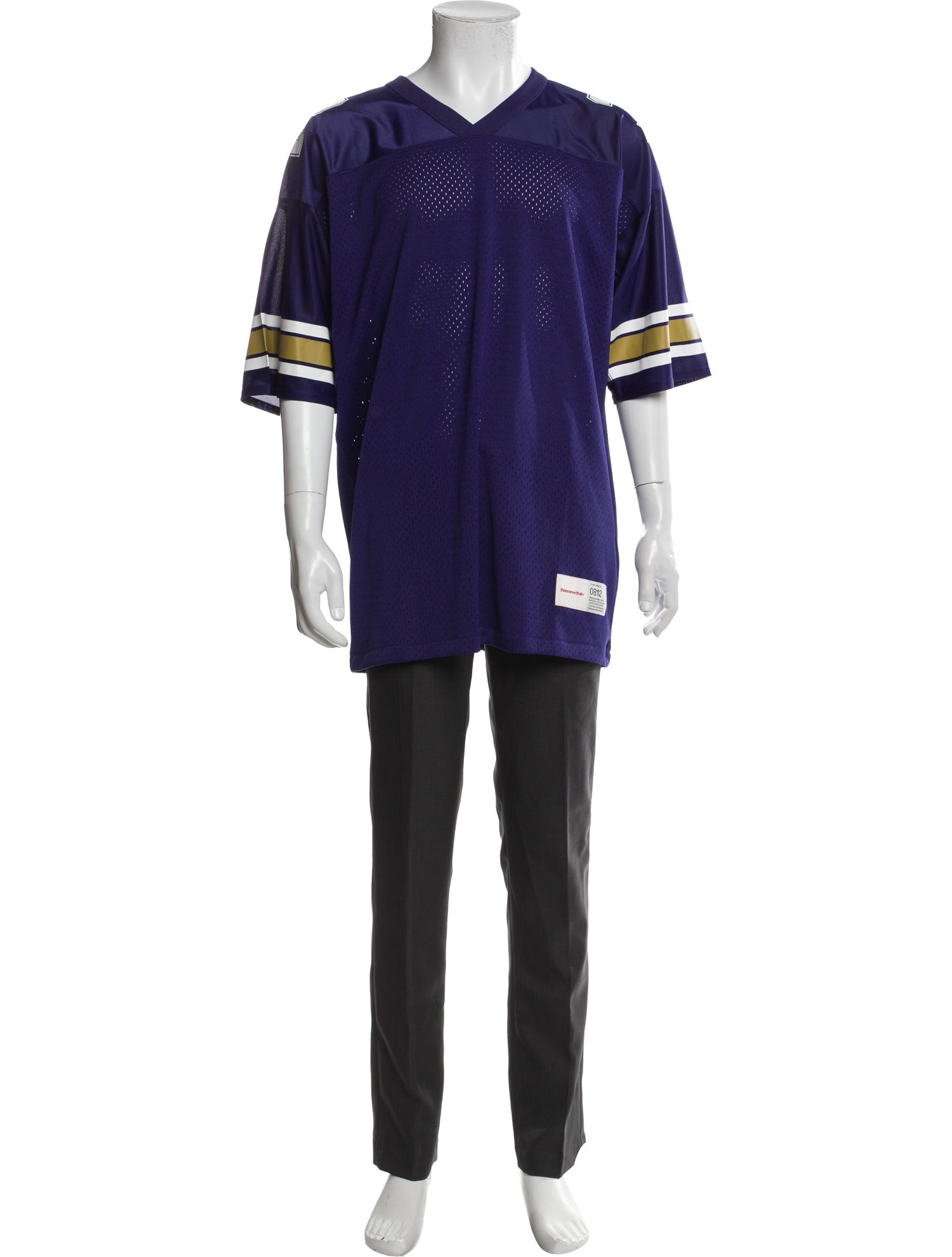 thisisneverthat Striped V-Neck T-Shirt w/ Tags