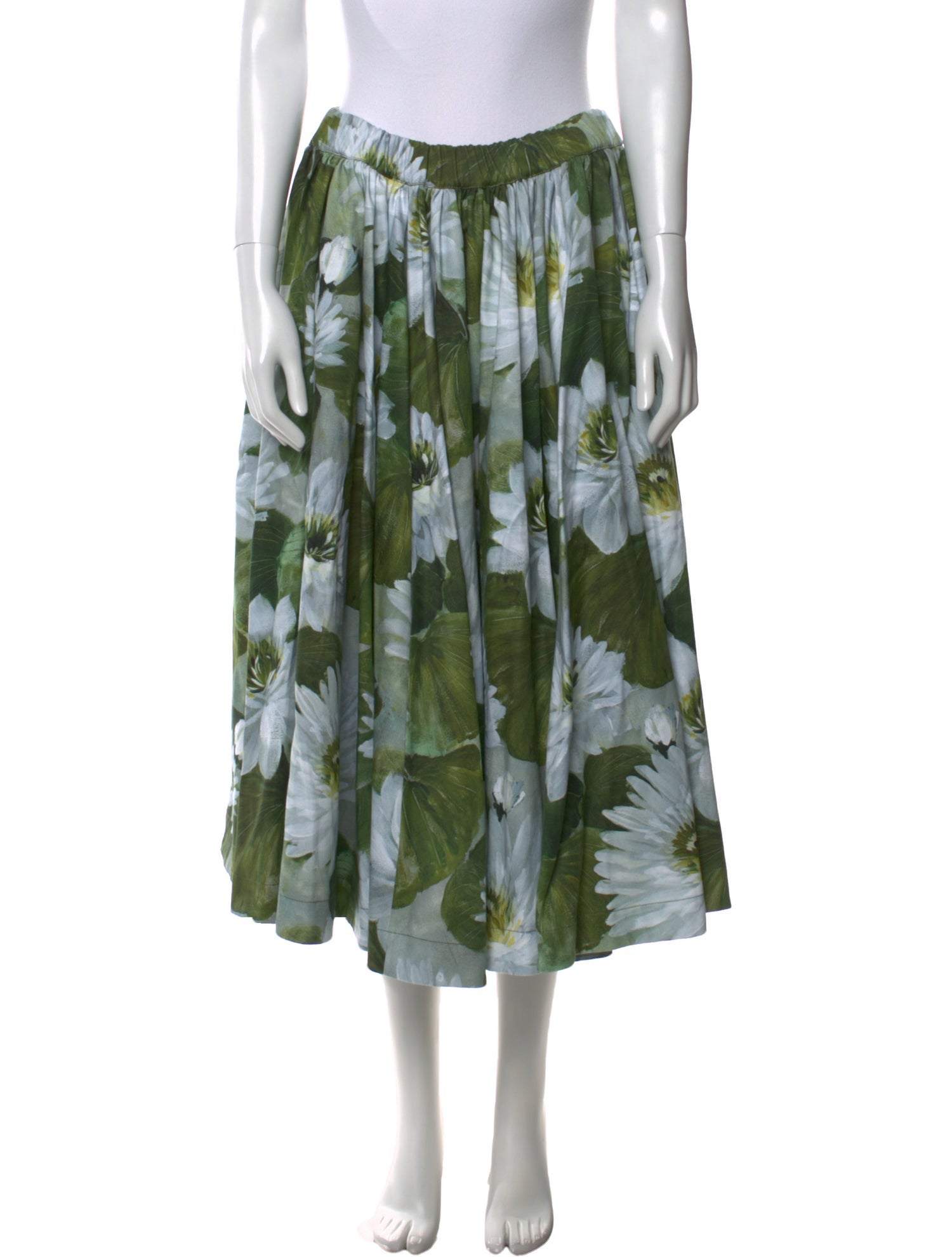 The Meaning Well Floral Print Midi Length Skirt w/ Tags