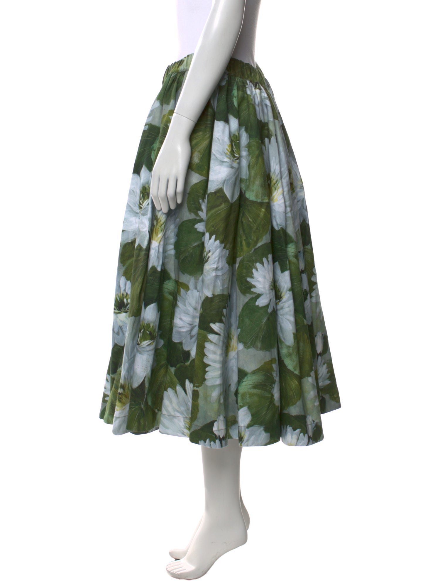 The Meaning Well Floral Print Midi Length Skirt w/ Tags