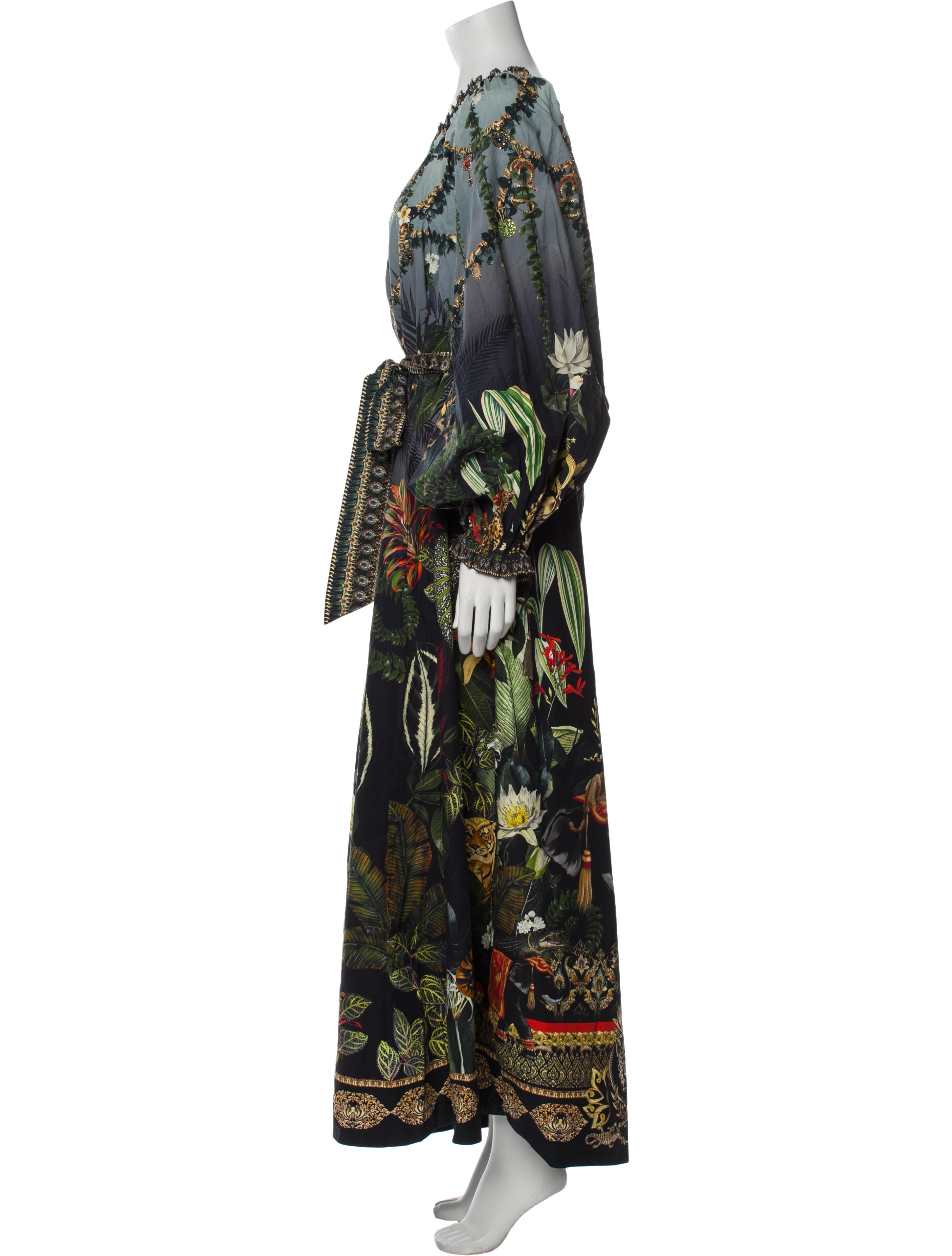 The White Lotus x Camilla Printed Long Dress w/ Tags
