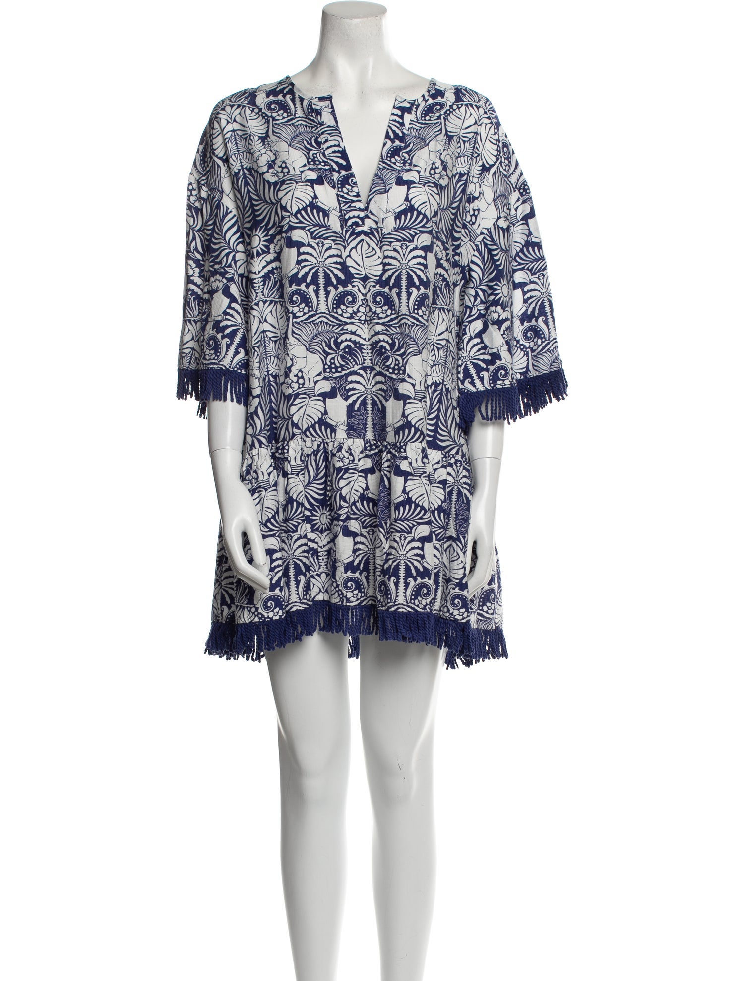 The White Lotus x Camilla Printed Tassel Accents Nightgown