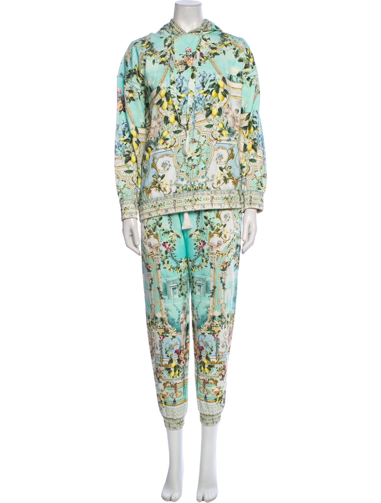 The White Lotus x Camilla Floral Print Pant Set w/ Tags