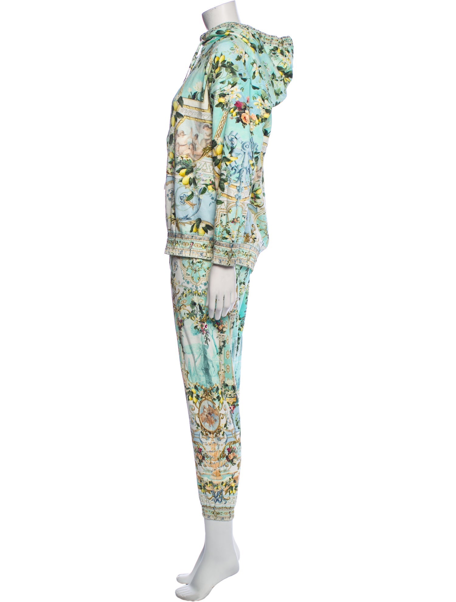 The White Lotus x Camilla Floral Print Pant Set w/ Tags
