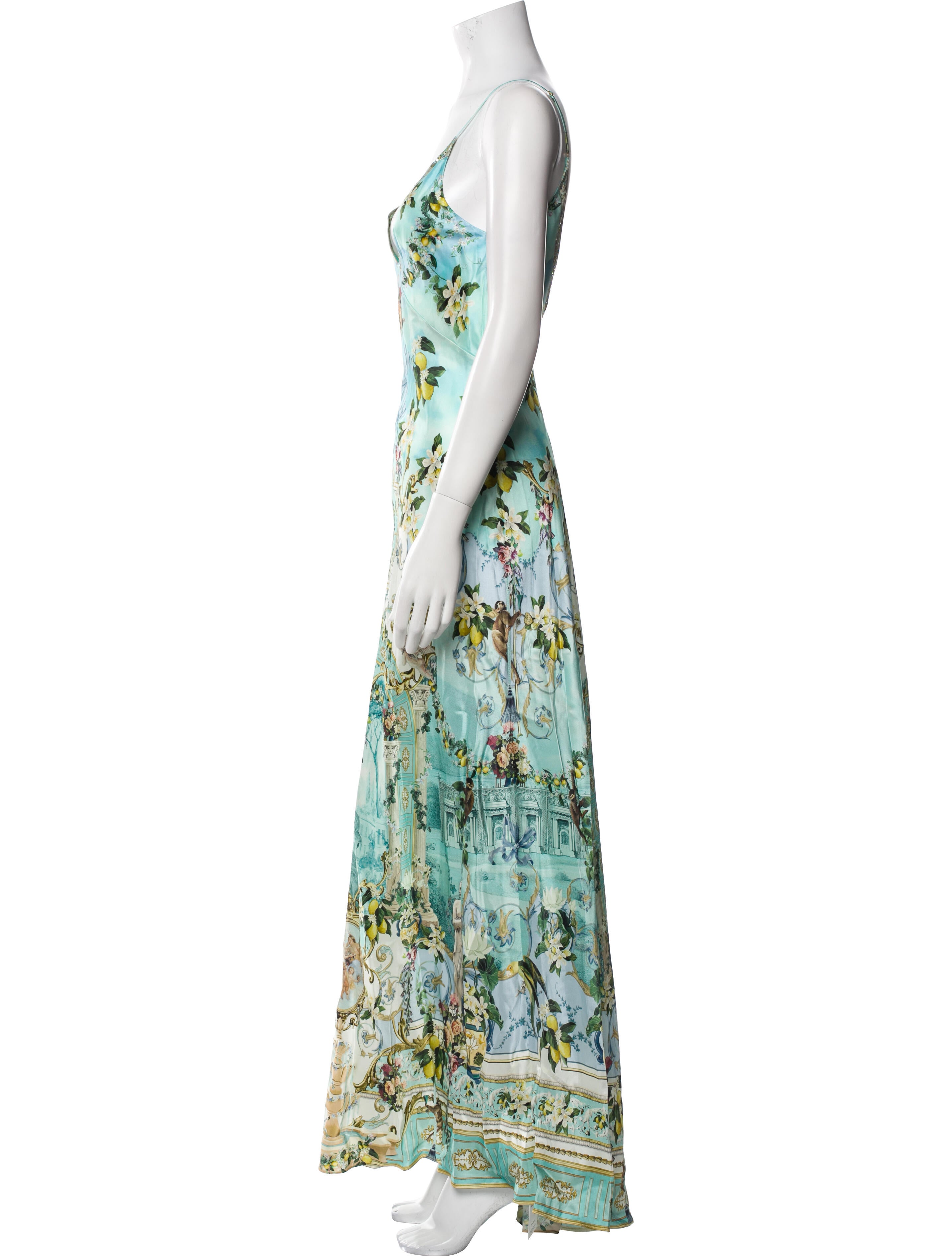 The White Lotus x Camilla Silk Long Dress w/ Tags