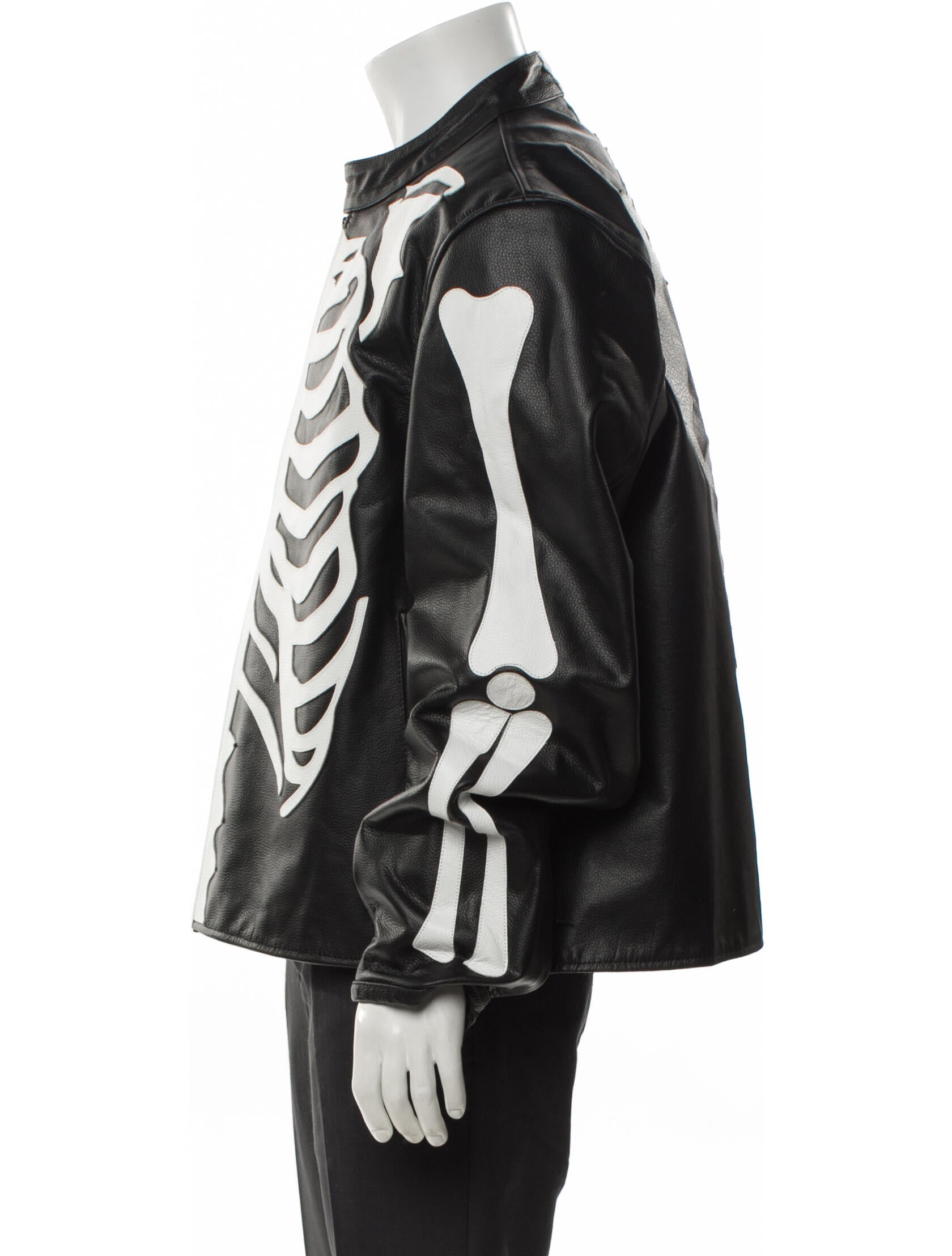 The Alley Chicago Leather Printed Jacket