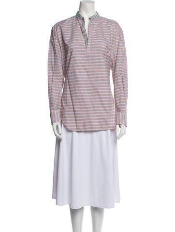 The Salting Tops Striped V-Neck Tunic S