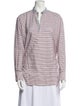 The Salting Striped V-Neck Sweatshirt