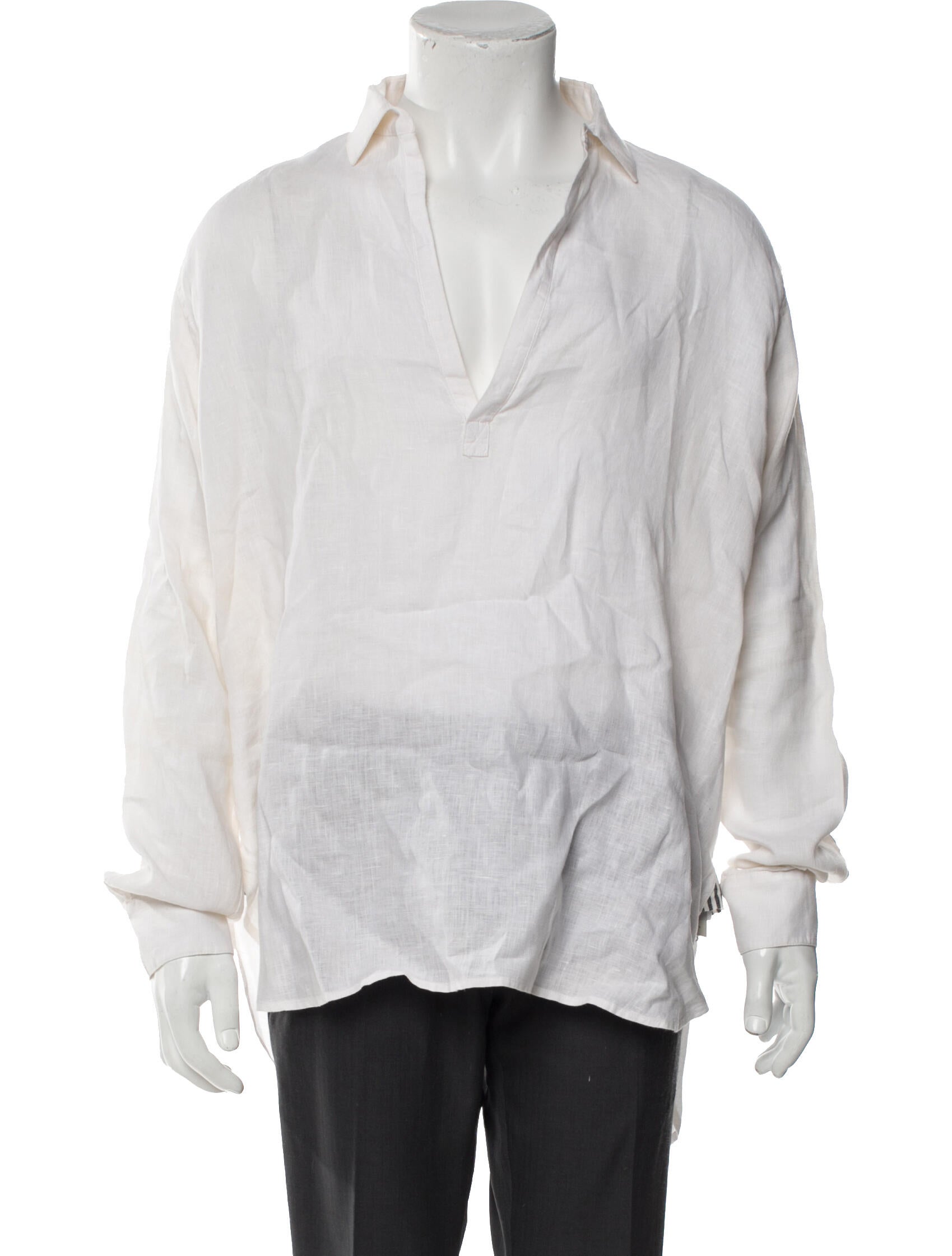 The Salting Linen Long Sleeve Dress Shirt