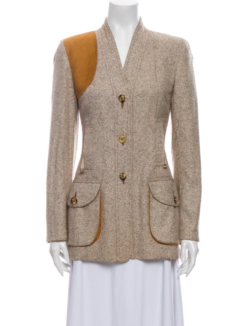 Wathne Silk Tweed Pattern Blazer