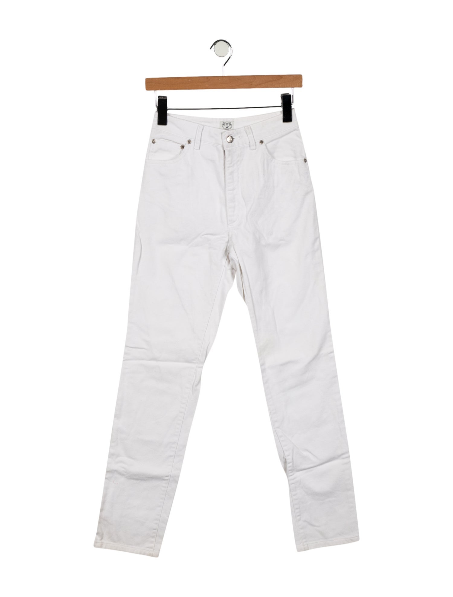 Wathne High-Rise Straight Leg Jeans