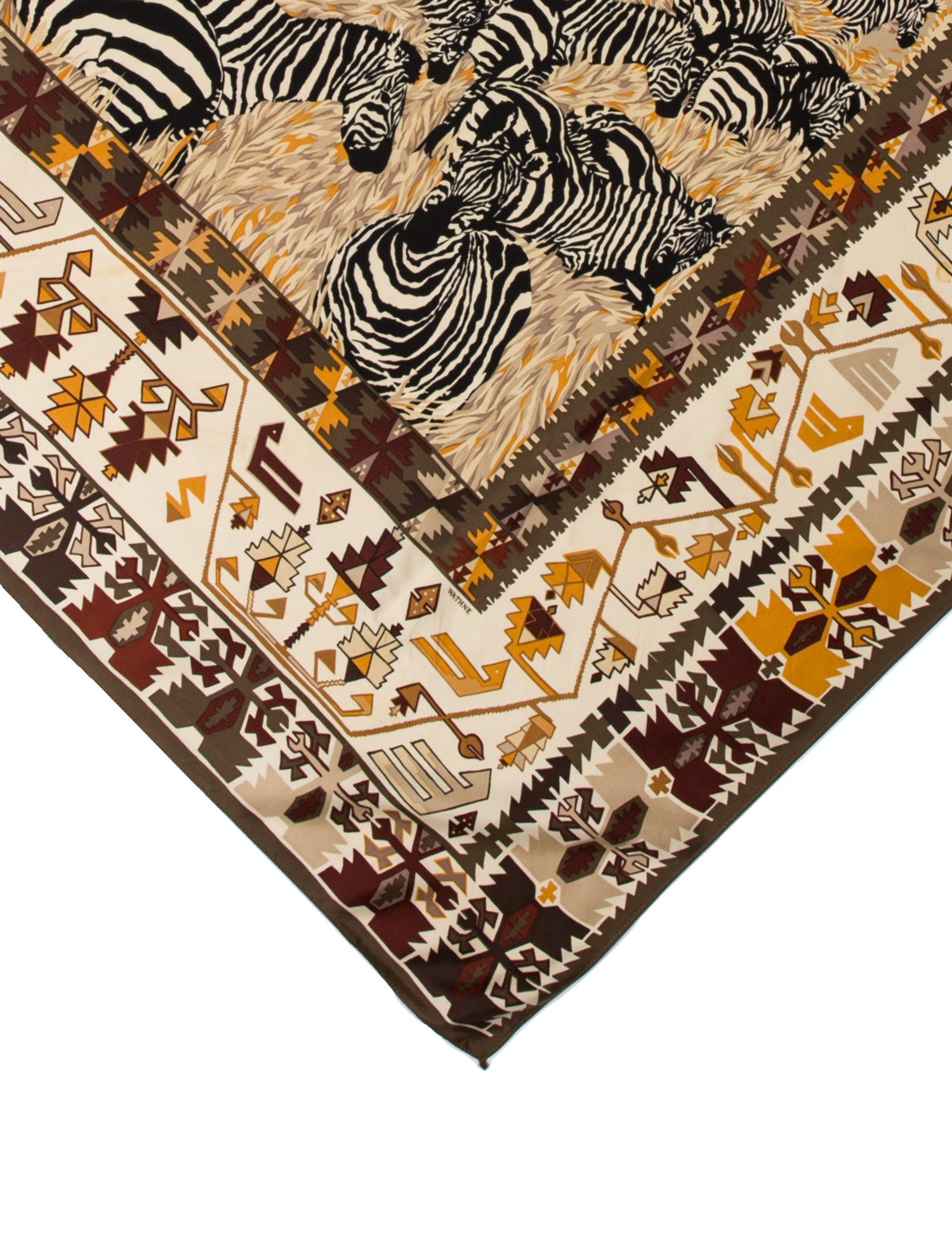 Wathne Silk Printed Scarf