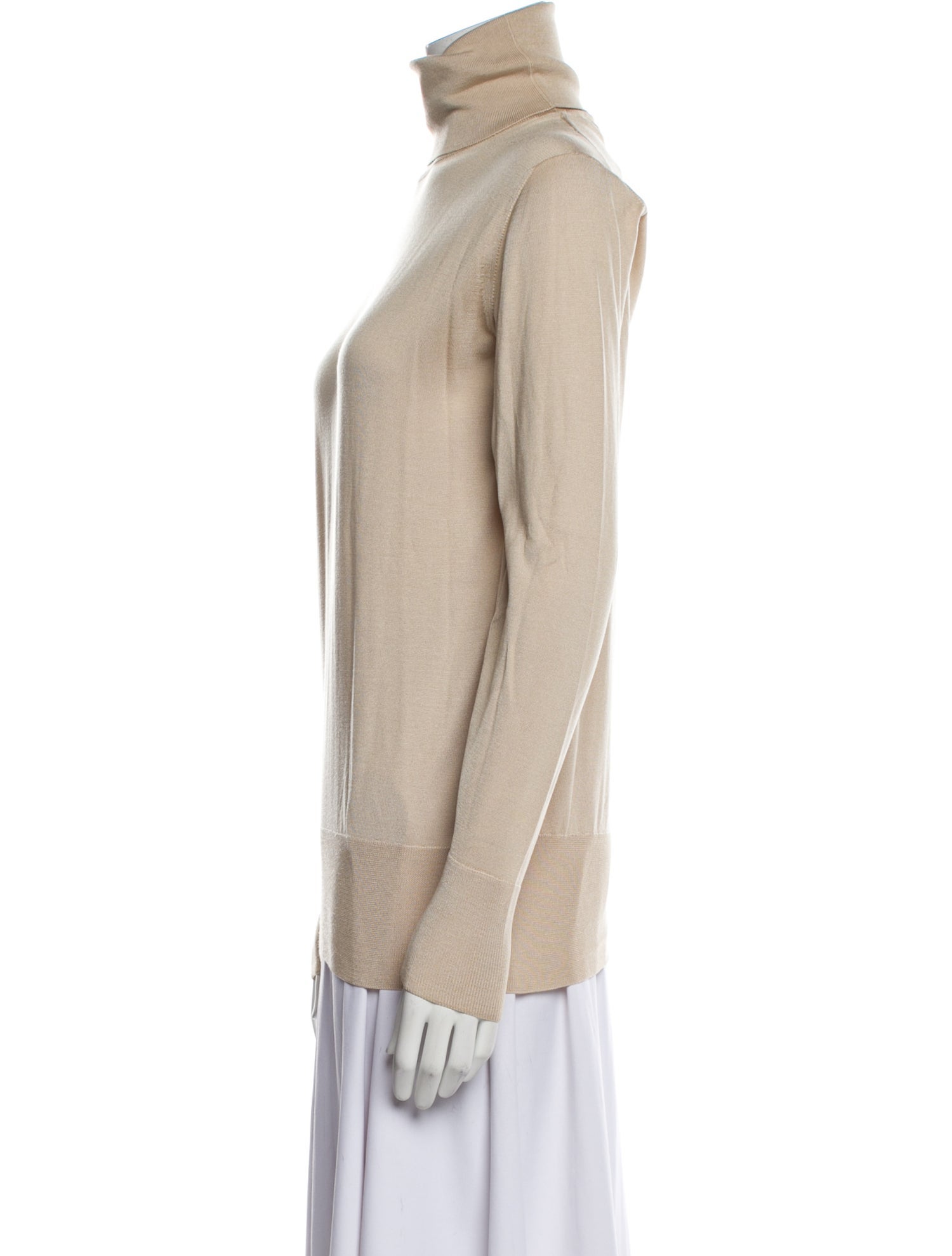 Wathne Silk Turtleneck Sweatshirt