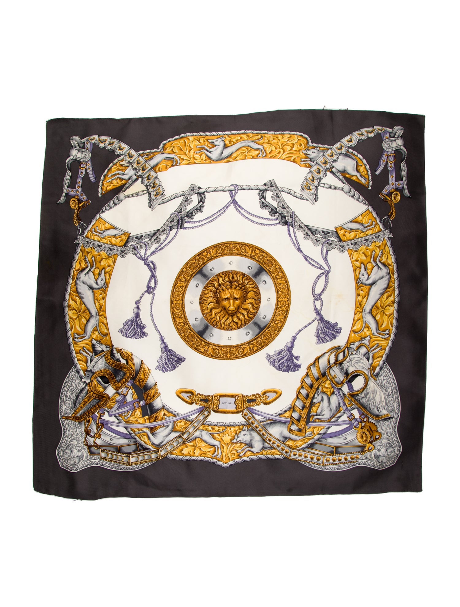 Wathne Silk Printed Scarf