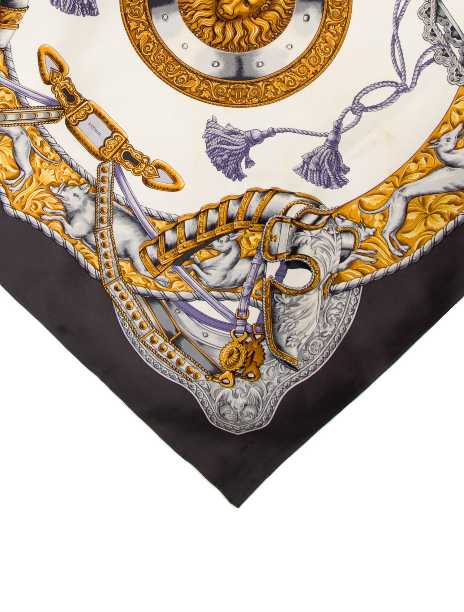 Wathne Silk Printed Scarf