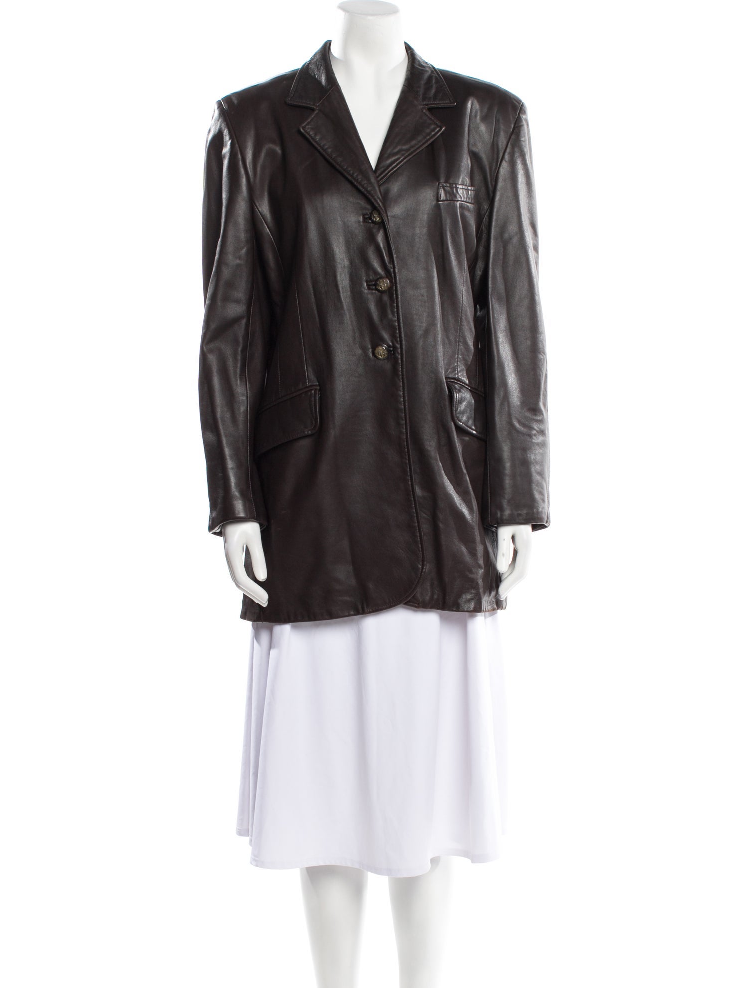 Wathne Leather Blazer