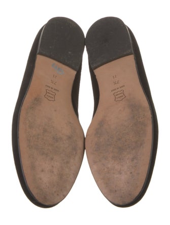 Wathne Suede Graphic Print Ballet Flats