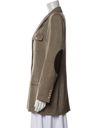 Wathne Wool Tweed Pattern Blazer