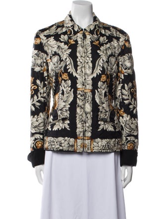 Wathne Silk Printed Evening Jacket