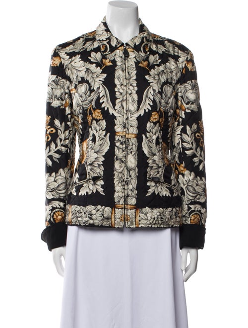 Wathne Silk Printed Evening Jacket