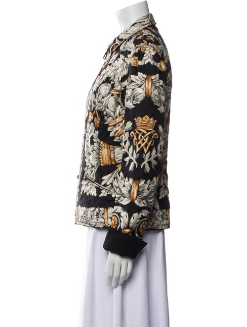 Wathne Silk Printed Evening Jacket
