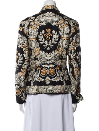 Wathne Silk Printed Evening Jacket