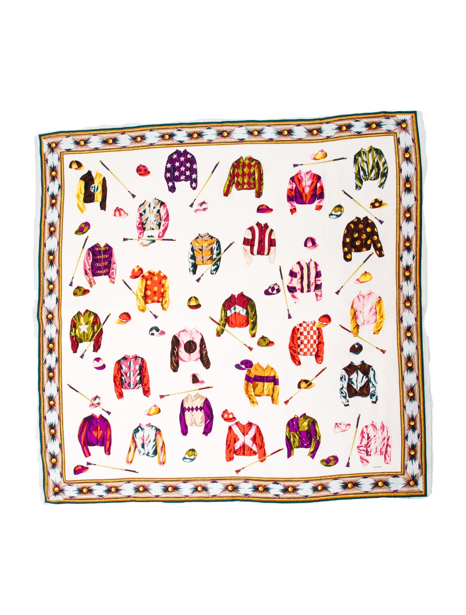 Wathne Silk Printed Scarf