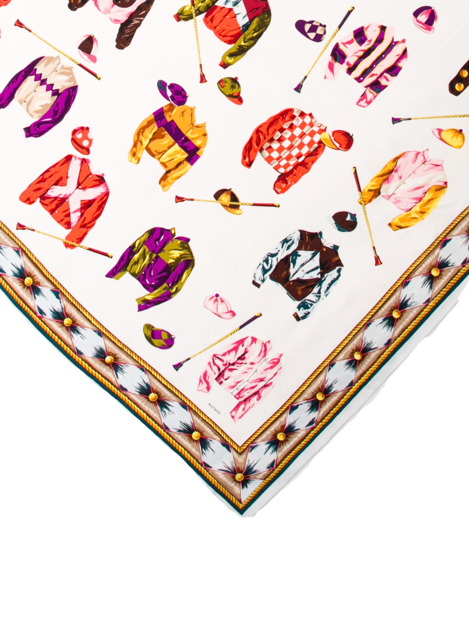 Wathne Silk Printed Scarf