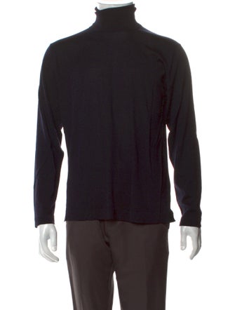 Thom Sweeney Merino Wool Turtleneck Pullover
