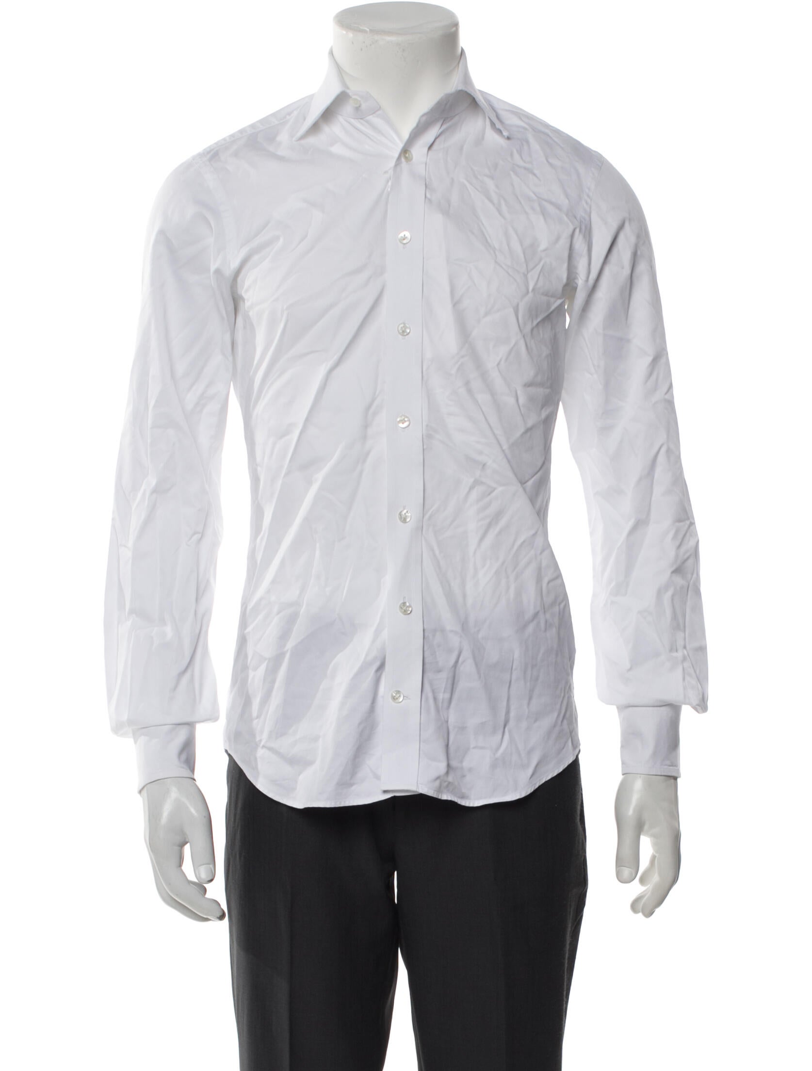 Thom Sweeney Striped Long Sleeve Dress Shirt