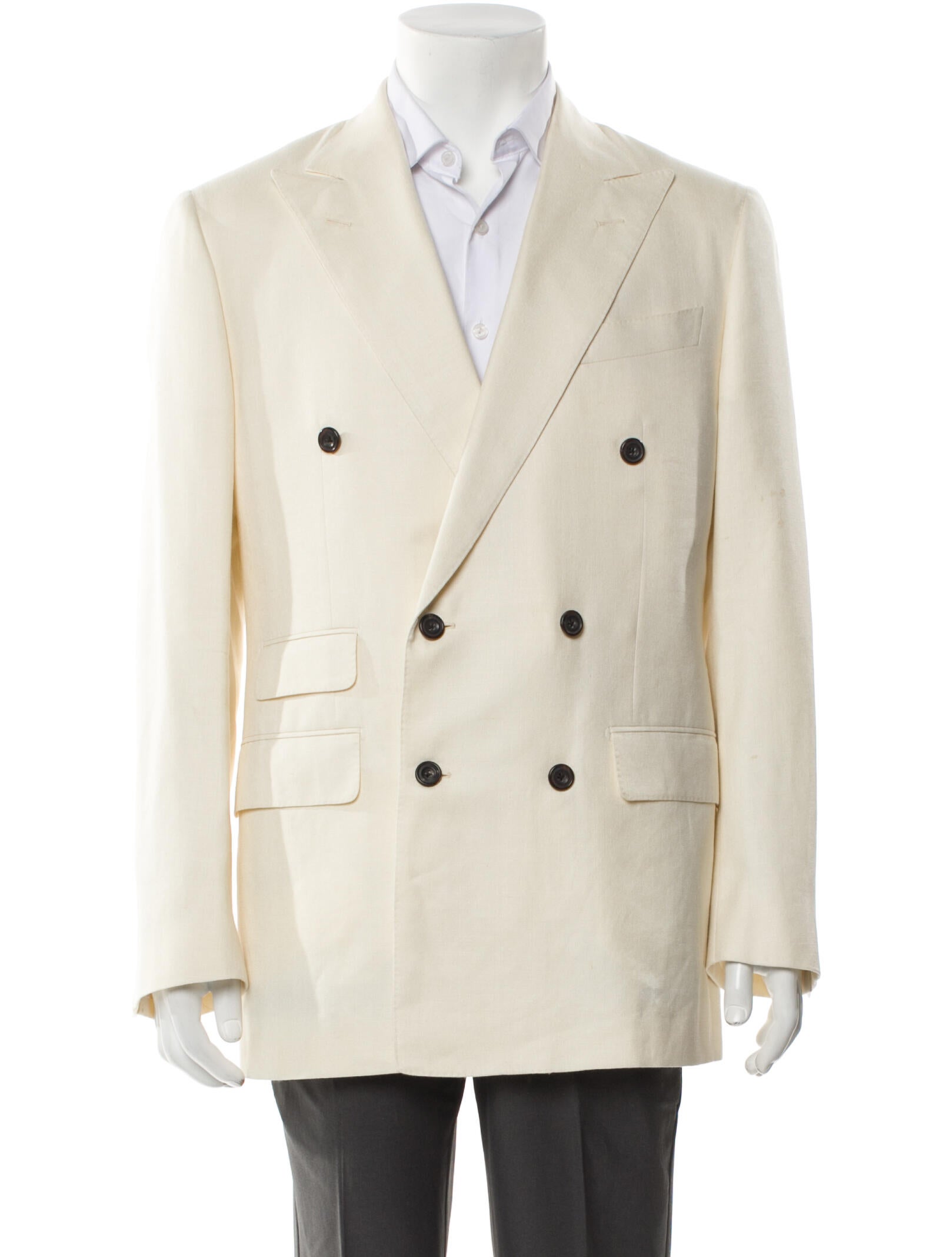 Thom Sweeney Wool Cutout Accent Blazer