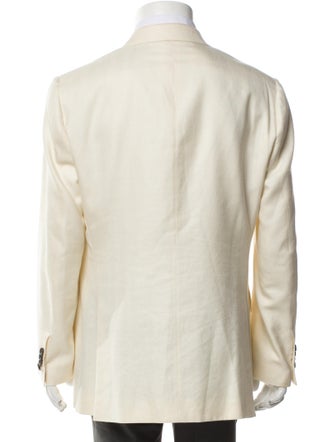 Thom Sweeney Wool Cutout Accent Blazer