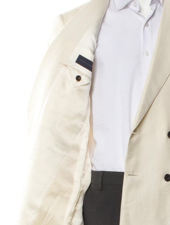 Thom Sweeney Wool Cutout Accent Blazer