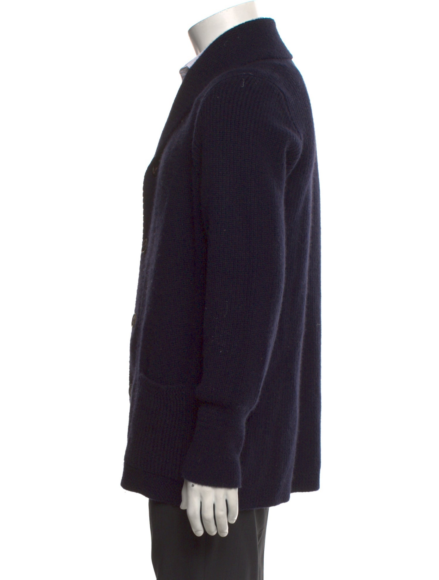 Thom Sweeney Chunky Shawl Cashmere Cardigan