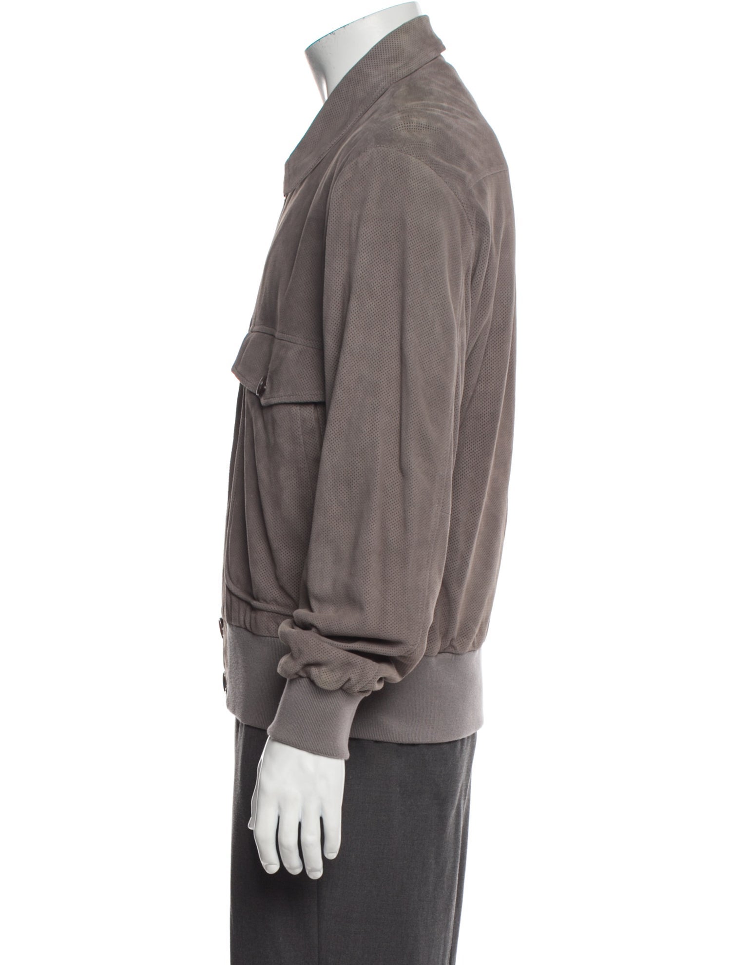 Thom Sweeney Lamb Leather Trucker Jacket